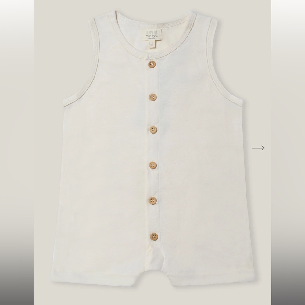 The Simple Folk - THE BEACH BUM PLAYSUIT- 3/4y